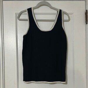 Black and White Women's Tank Top